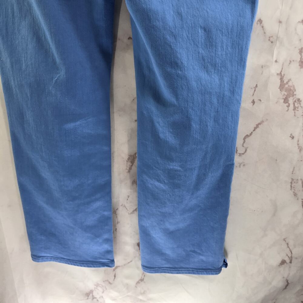 NYDJ Jeans Womens 8 Blue Crop Short Sheri Slim Colored High Rise Denim Daughters - Picture 8 of 13
